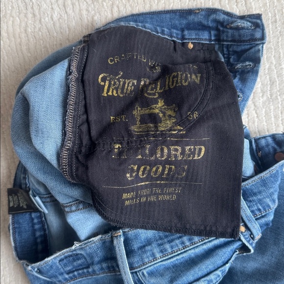 True Religion Bobby Classic Blue Denim Women’s Jeans size 30 - Picture 10 of 13